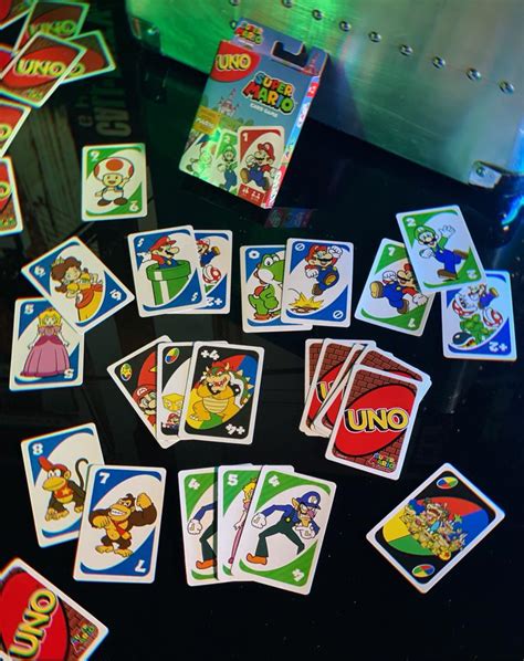 Jogo De Carta Card Game Uno Super Mario World Mattel Games Toyshow