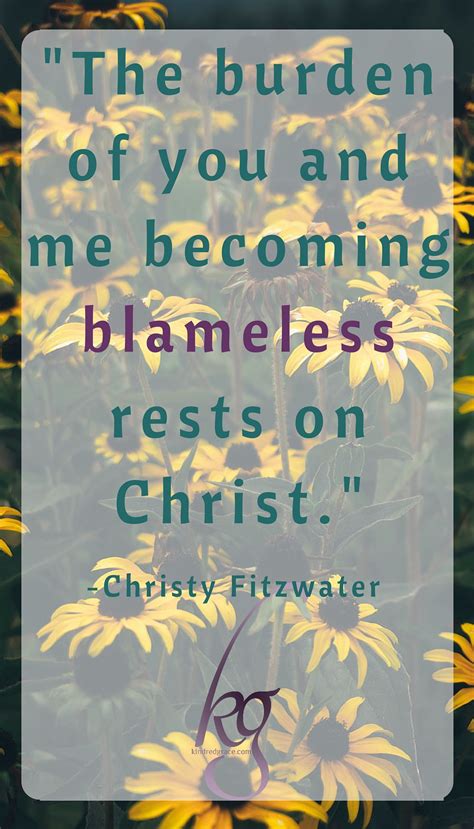 Blameless (a book review) - Kindred Grace