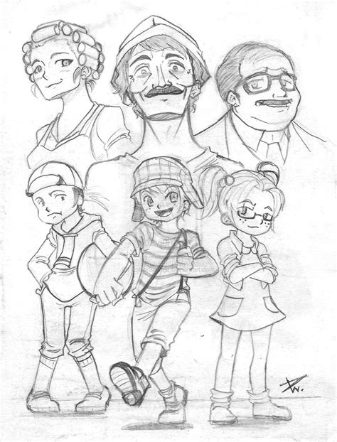 Untitled El Chavo Del 8 By Lobo Salvaje Coloring Home