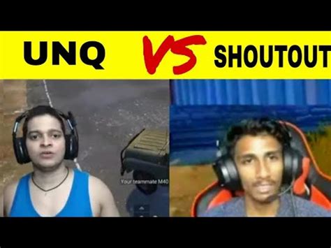 Unq Gemar Vs Shootout Gamr Telugu Pubg Mobile Telugu Vs UN Q Gamer