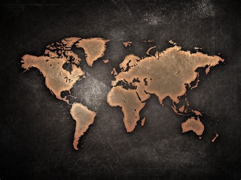 Elegant World Map 4k Ultra Hd Wallpaper