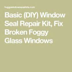 Basic (DIY) Window Seal Repair Kit, Fix Broken Foggy Glass Windows ...