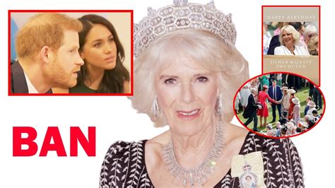 Sussexes Choked With Rage As Palace Banned Them From Camilla S Th