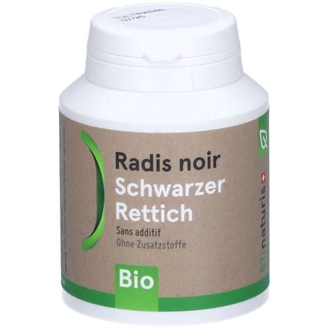 Bionaturis Schwarzer Rettich Mg Bio St Redcare Apotheke