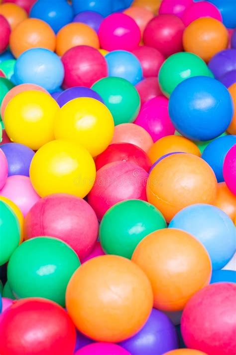 Colourful Balls In The Playground Stock Photo Image Of Colourful