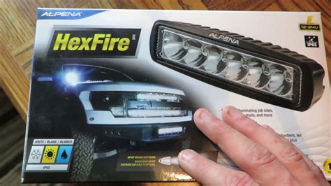 Review Of The Alpena Hexfire Led Light Bar Youtube