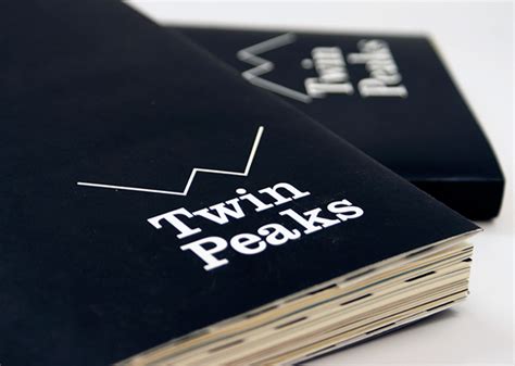 Twin Peaks Script Book | Experimental Type on Behance