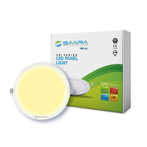 Buy Saara Watt Ultra Slim Panel Light Round Shaped Energy Saving