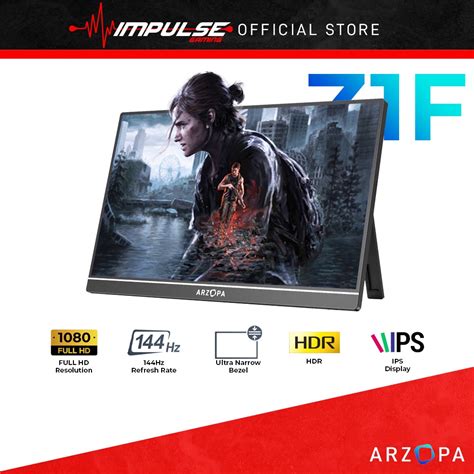 Arzopa Z F Game Fhd Ultra Slim Hz Hdr Ips Full Body Alloy