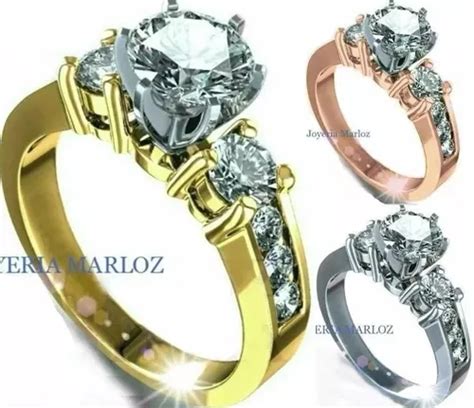 Anillos De Compromiso Kt Brillante Ruso Roterdam Meses Sin Inter S