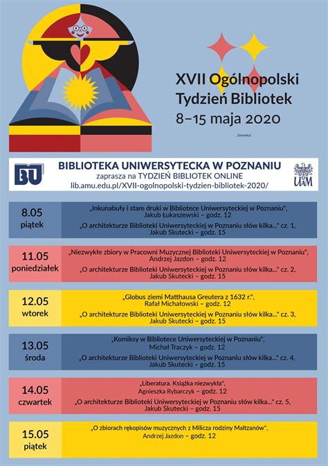 XVII Ogólnopolski Tydzień Bibliotek 2020 BIBLIOTEKA UNIWERSYTECKA