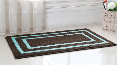 Pin By Chen Robert On Best Bath Rugs Blue Bath Rug Brown Bath Rug