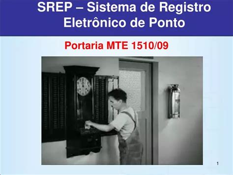 Ppt Srep Sistema De Registro Eletr Nico De Ponto Powerpoint