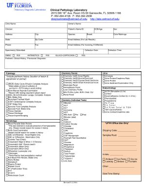 Fillable Online Vetmed Labs Sites Medinfo Ufl Room Vs Gainesville