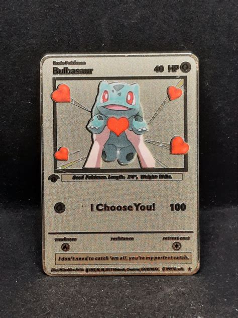 Pokemon Bulbasaur Card