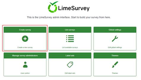 Surveys Introduction LimeSurvey Manual