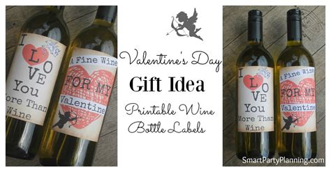 Printable Valentine Wine Labels Your Man Will Absolutely Love