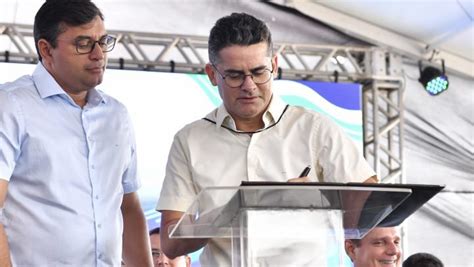 Prefeito David Almeida E Governador Wilson Lima Dão Início às Obras Do