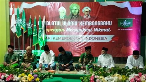 Syukuri Nikmat Kemerdekaan Nahdliyin Di Lamongam Gelar Tumpengan Nu