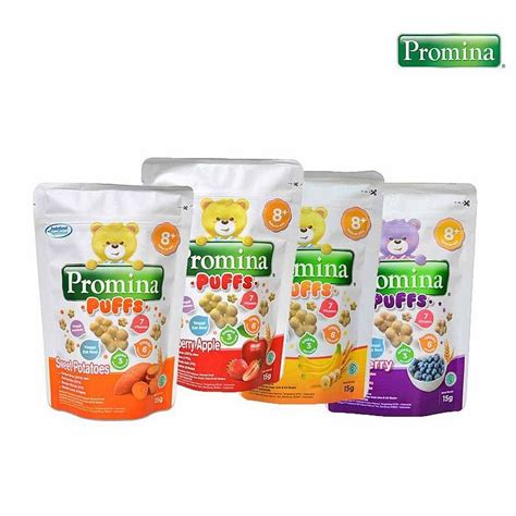 Jual Promina Puff 8 Snack Bayi Camilan Bayi 15gr Shopee Indonesia