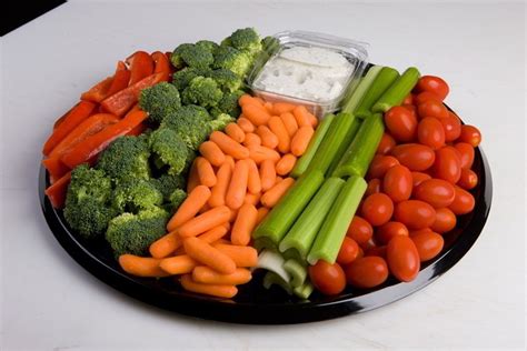 Vegetable Tray Arrangement