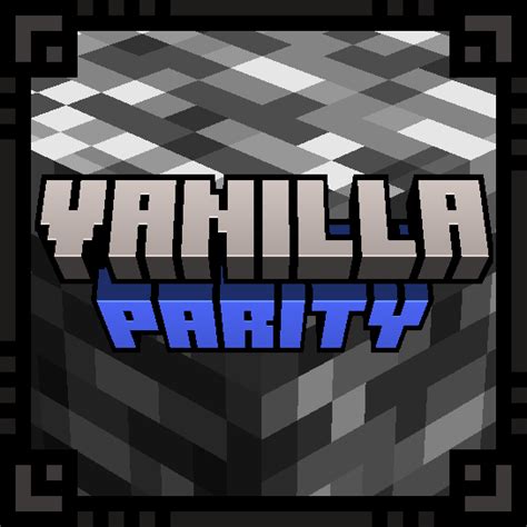 Vanilla Parity Minecraft Data Pack