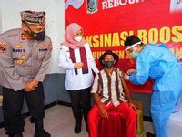 Libur Lebaran Puskesmas Pos Pengamanan Di Banyuwangi Layani Vaksin