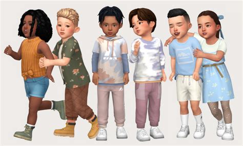 First Fits Kit Converted Casteru Sims 4 Toddler Sims 4 Cc Kids