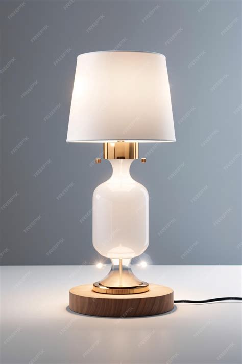 Premium AI Image | Modern Minimalist Table Lamp