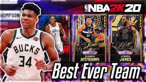 The Greatest Squad In The History Of Nba 2k20 Myteam Youtube