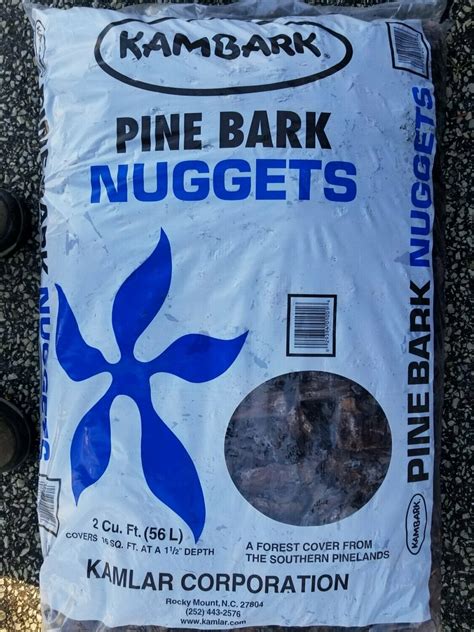 Pine Nugget Mulch Cu Ft