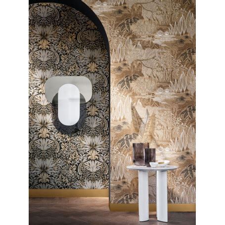 Casamance Papier Peint Jasmin Collection Square Jasmin