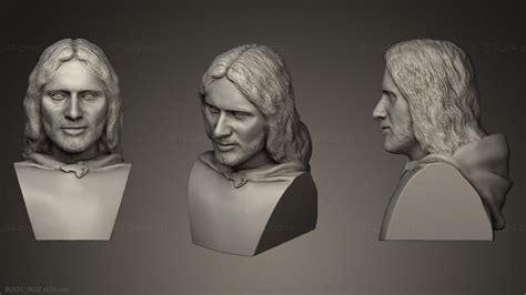 Busts And Bas Reliefs Of Famous People Aragorn Lord Of The Rings