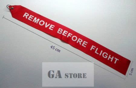 REMOVE BEFORE FLIGHT flag for aircraft - Gastore