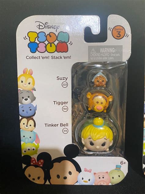 Disney Tsum Tsum 3 Pack Suzy Tigger Tinker Bullseye Olaf Alice Series 3 Ebay