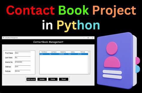 Contact Book Project In Python - CopyAssignment