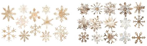 Premium Vector Winter Snowflake Isolated On White Background