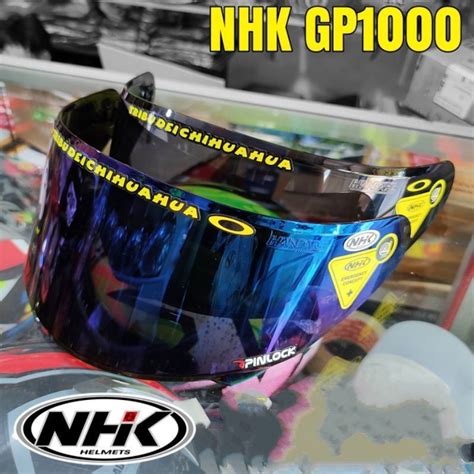 Jual Flat Visor NHK Gp1000 Gp 1000 Nhk R75 PNP GP Tech Iridium