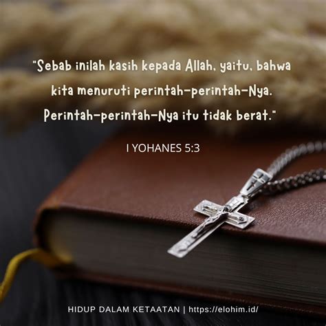 Hidup Dalam Ketaatan Yang Benar Elohim Ministry