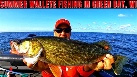 Green Bay Summer Walleye Fishing Youtube