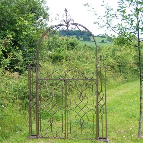 Metal Garden Arch With Gate | ubicaciondepersonas.cdmx.gob.mx