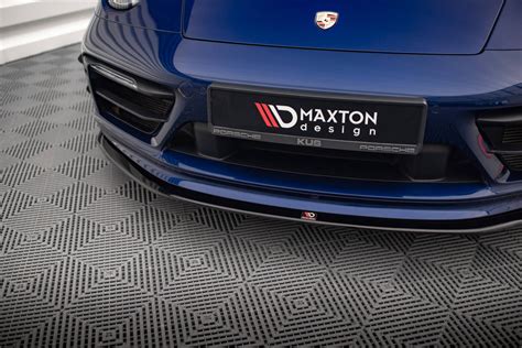 Maxton Design Front Splitter V 1 Porsche 911 Carrera With Sport Design Package Carrera Gts