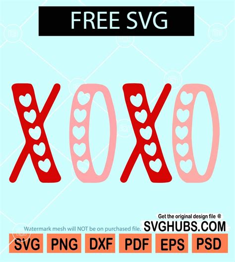 Xoxo Svg Free Xoxo Svg File For Cricut Free Xoxo Svg File Xoxo Cody