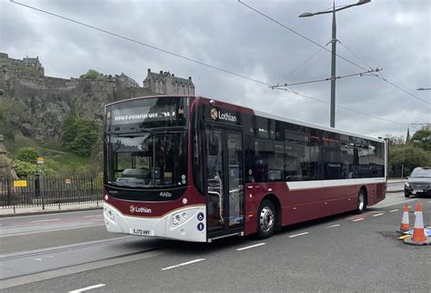 Lothian Buses Volvo B Rle Mcv Evora Sj Hny Lothian Bus Flickr