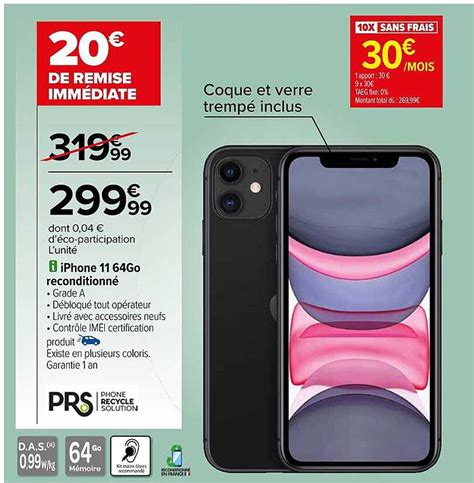 Promo Iphone Go Reconditionn Chez Carrefour Icatalogue Fr