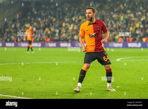 Istanbul Turkiye January Juan Mata Of Galatasaray During The