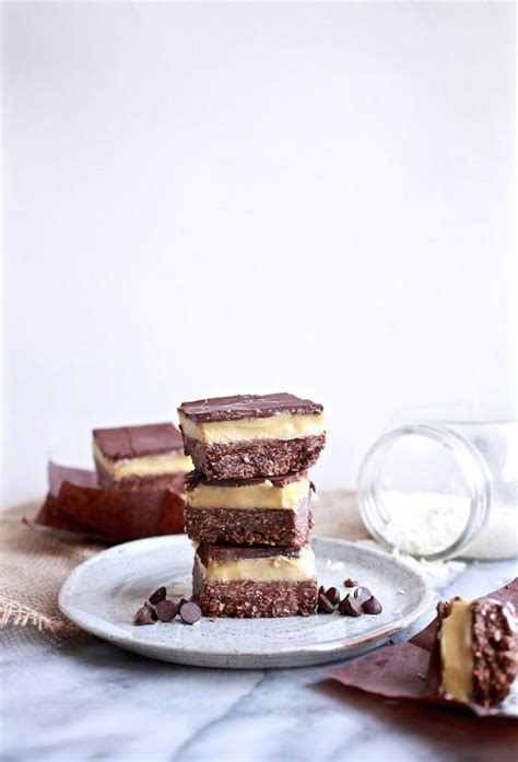 Healthy Vegan Nanaimo Bars | Recipe | Healthy sweets desserts, Dairy ...