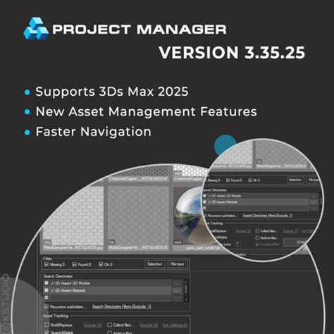 Project Manager Version 32305 New Version Of Asset Browser