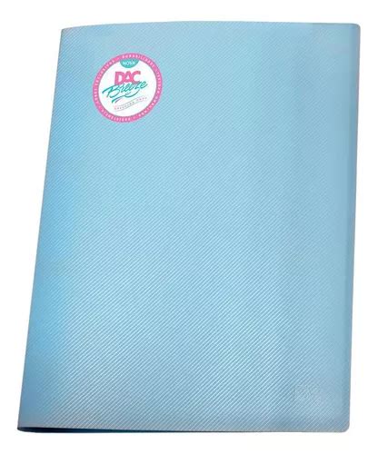 Pasta Catálogo Pp Breeze Azul 10 Envelopes Médios MercadoLivre