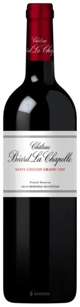 Ch Teau B Ard La Chapelle Saint Milion Grand Cru Vivino Singapura